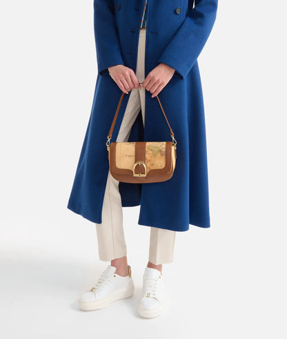 Borsa a tracolla  piccola in Geo Classic   - Valley Geo - Alviero Martini Prima Classe