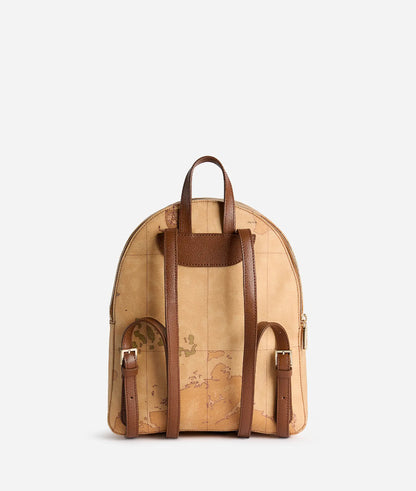 Zaino medio donna in tessuto Geo Classic Castagna - Valley Geo - Alviero MartinI Prima Classe