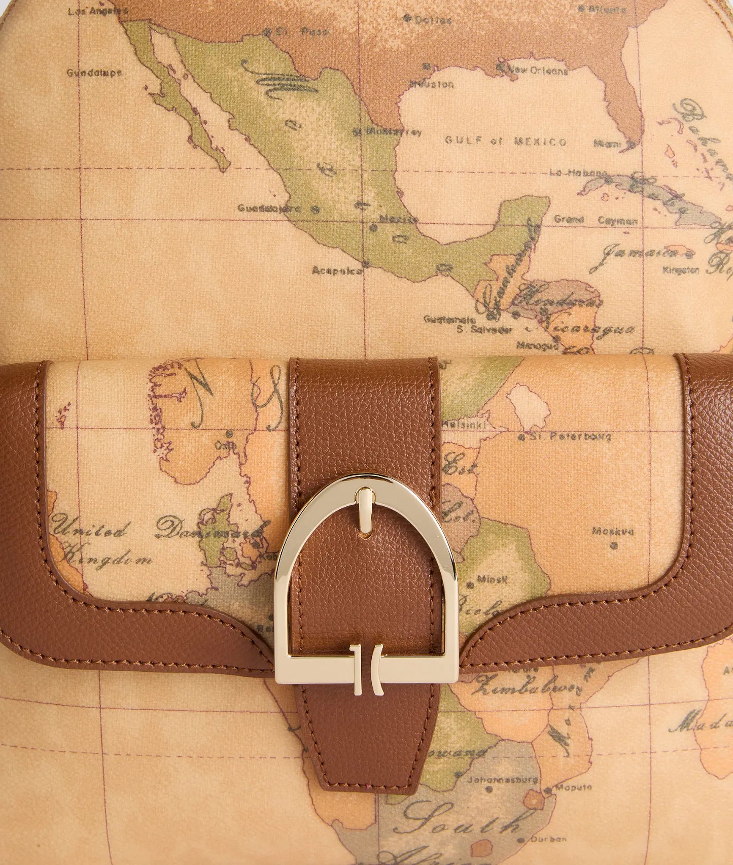 Zaino medio donna in tessuto Geo Classic Castagna - Valley Geo - Alviero MartinI Prima Classe