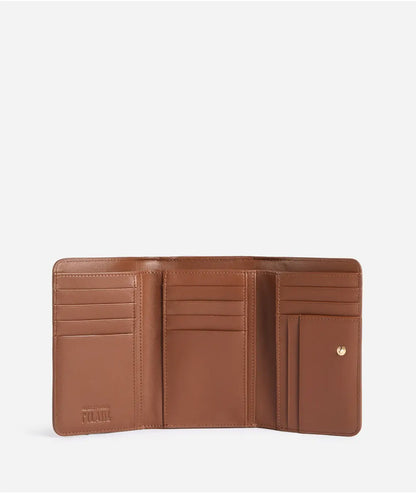 Portafoglio bifolder medio in tessuto goffrato stampa saffiano - Windy City - Alviero Martini Prima Classe