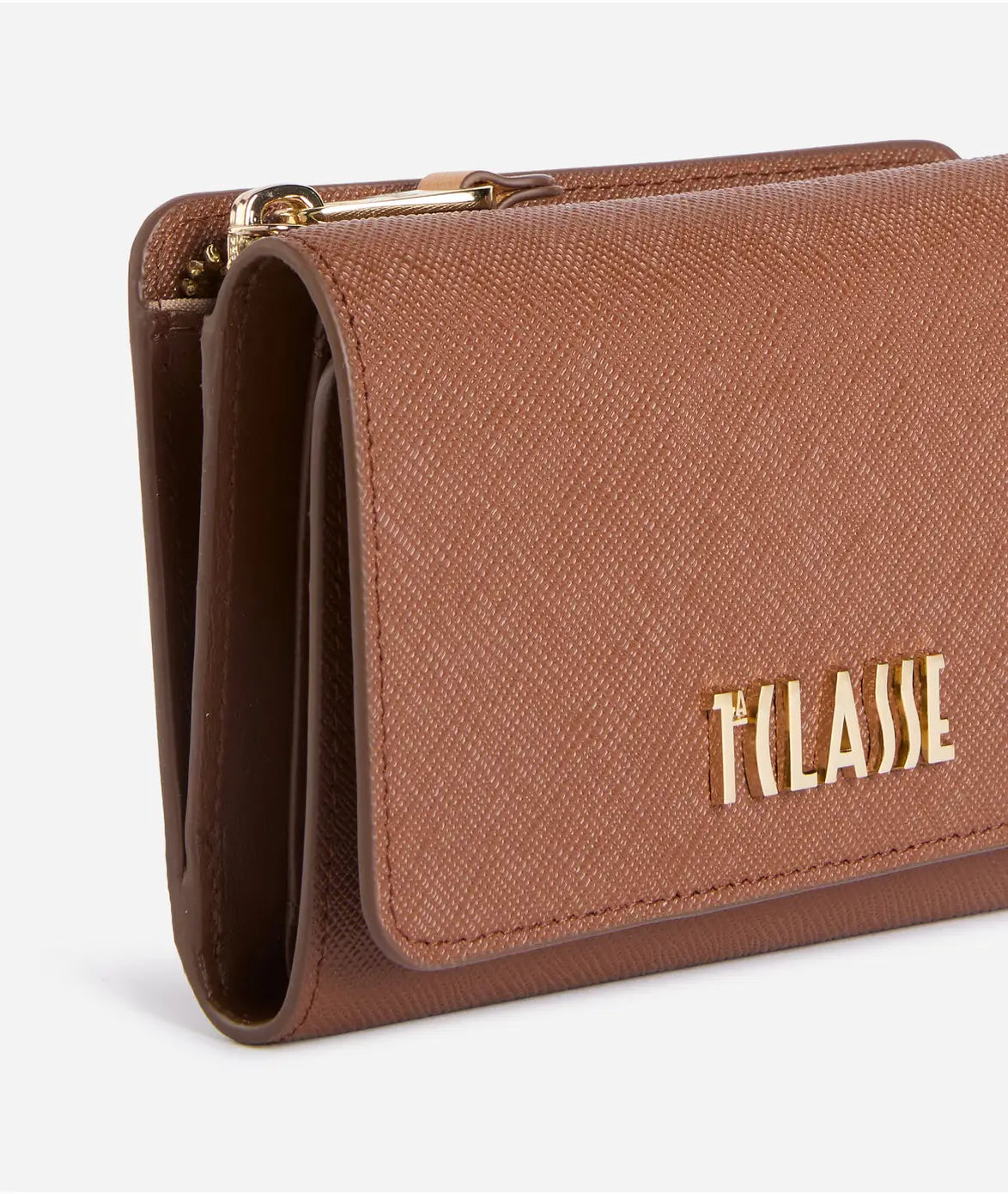 Portafoglio bifolder medio in tessuto goffrato stampa saffiano - Windy City - Alviero Martini Prima Classe