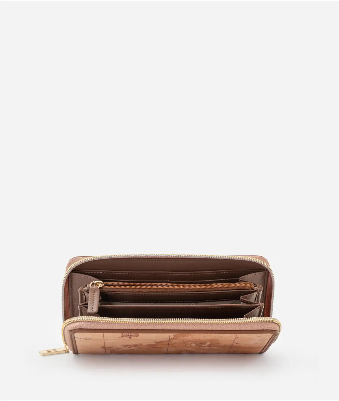 Portafoglio zip around in tessuto soft stampa Geo Classic - Highland Soft - Alviero Martini Prima Classe