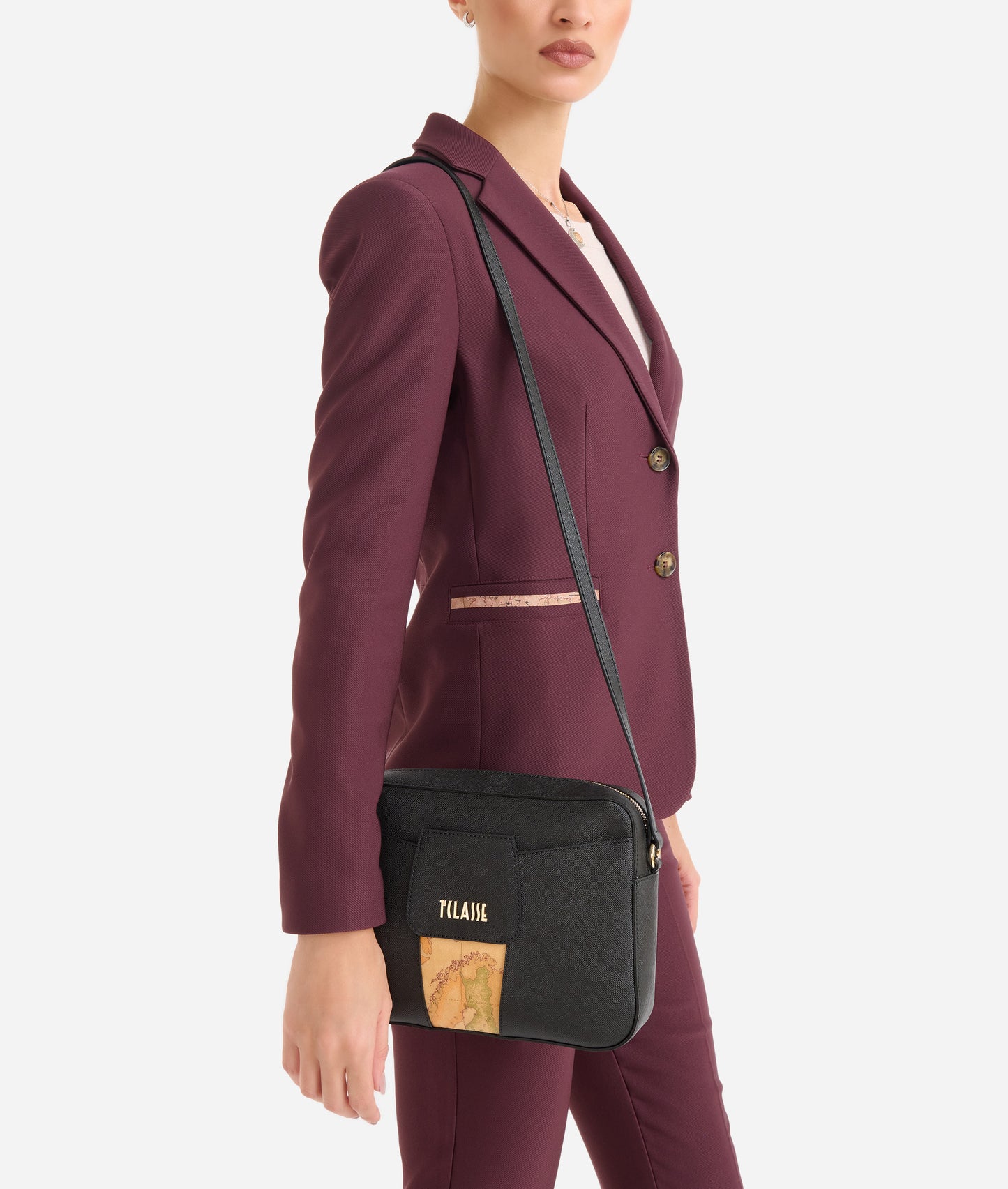 Borsa donna a tracolla Nero Bloom City - Alviero Martini Prima Classe