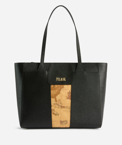 Borsa shopper grande Nero - Bloom City - Alviero Martini Prima Classe