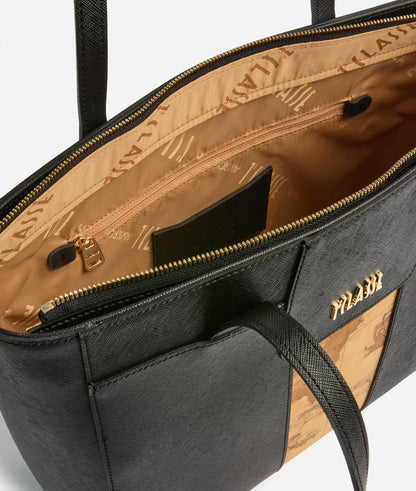 Borsa shopper grande Nero - Bloom City - Alviero Martini Prima Classe