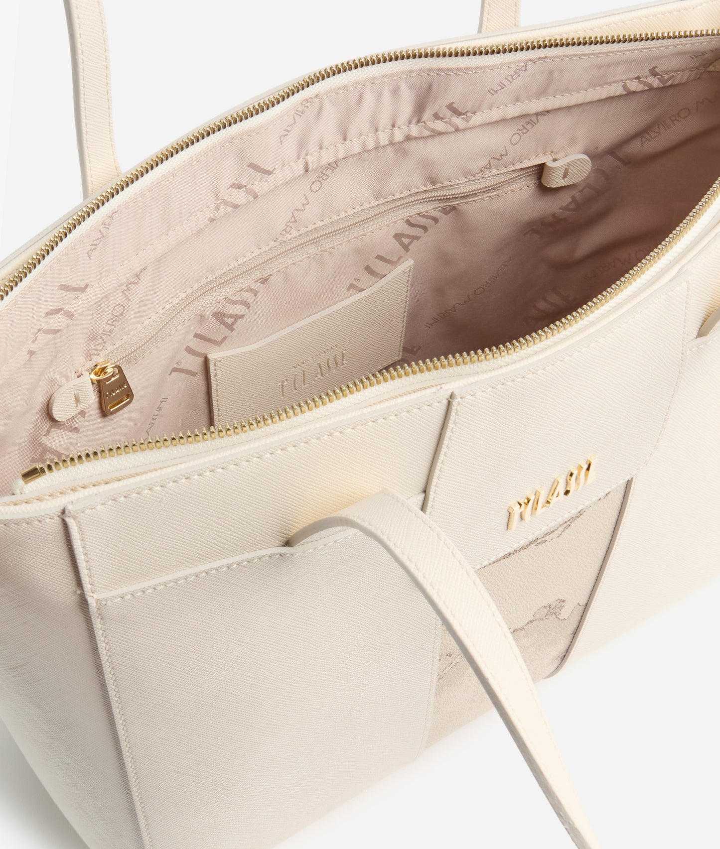 Borsa shopper grande Avorio - Bloom City Safari - Alviero Martini Prima Classe