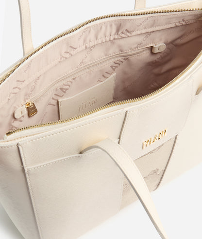 Borsa shopper grande Avorio - Bloom City Safari - Alviero Martini Prima Classe
