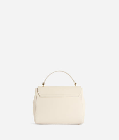 Borsa a mano con patta Avorio -Bloom City Safari - Alviero Martini Prima Classe