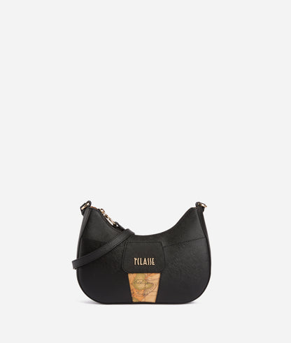 Borsa a tracolla mezza luna small Nero - Bloom City - Alviero Martini Prima Classe