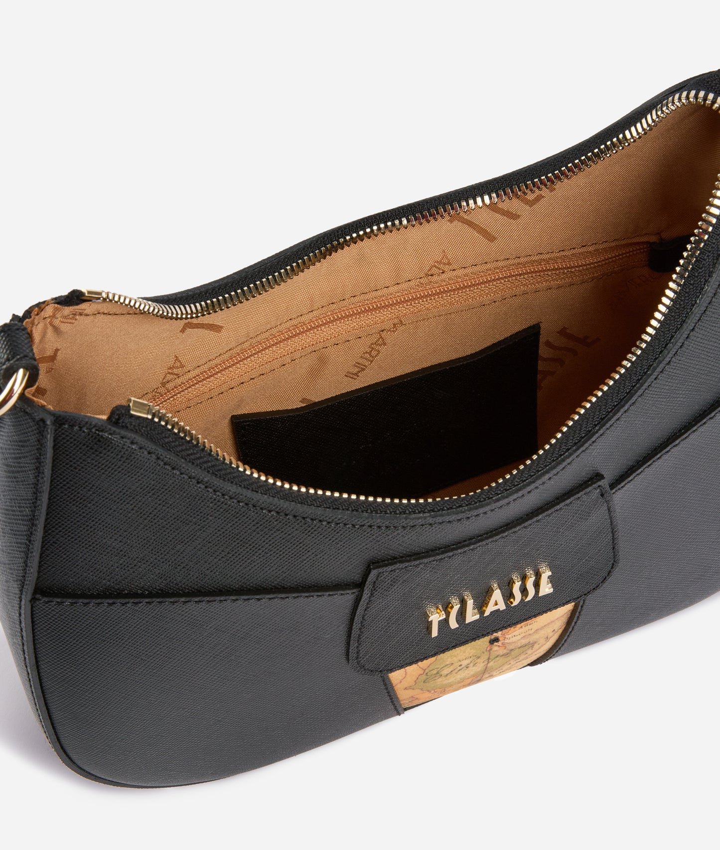 Borsa a tracolla mezza luna small Nero - Bloom City - Alviero Martini Prima Classe