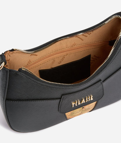 Borsa a tracolla mezza luna small Nero - Bloom City - Alviero Martini Prima Classe