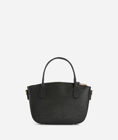 Borsa a Bauletto small nero con  tracolla removibile- Bloom City - Alviero Martini Prima Classe