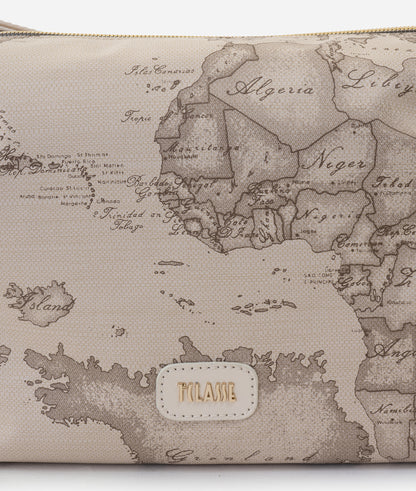 Tracollina in tessuto soft stampa Geo Safari - Soft Petals -Alviero Martini Prima Classe