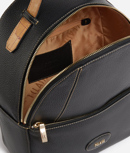 Zaino medio donna in pelle granata Nero Rodeo Leather - Alviero Martini Prima Classe