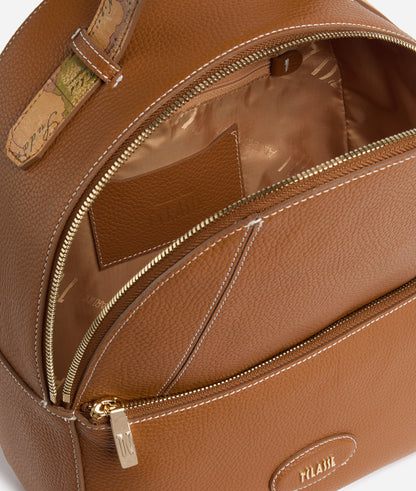 Zaino medio donna in pelle granata Cuoio Rodeo Leather - Alviero Martini Prima Classe