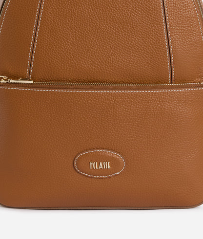 Zaino medio donna in pelle granata Cuoio Rodeo Leather - Alviero Martini Prima Classe