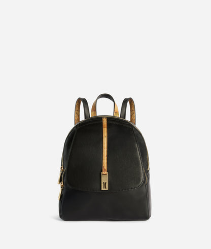 Zaino medio donna in pelle nappata Nero - Talisman Leather - Alviero Martini Prima Classe