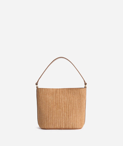 Borsa secchiello in tessuto effetto rafia - Rafia Coast - Alviero Martinni Prima Classe
