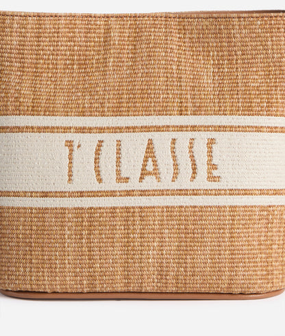 Borsa secchiello in tessuto effetto rafia - Rafia Coast - Alviero Martinni Prima Classe