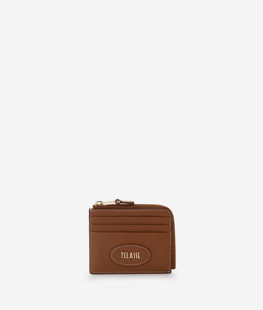 Portacartecon cerniera  in pelle granata Cuoio - Rodeo Leather - Alviero Martini Prima Classe