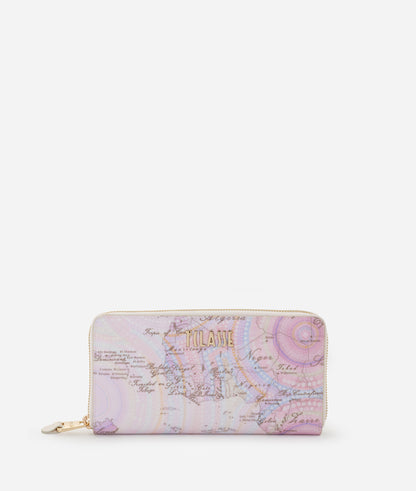 Portafoglio zip-around lungo Geo Dots Art - Alviero Martini Prima Classe