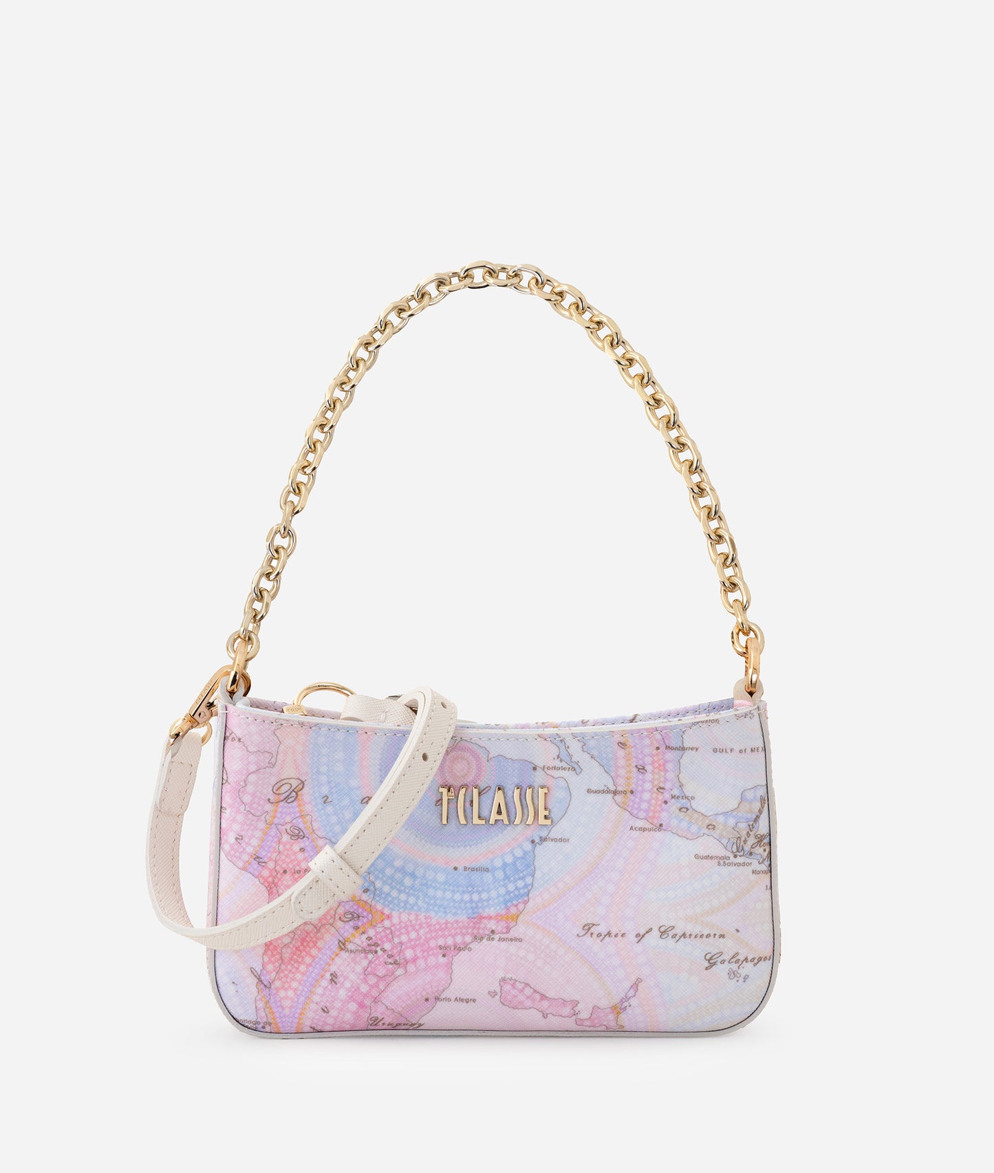 Pochette in tessuto goffrato Geo Dots Art - Alviero Martini Prima Classe