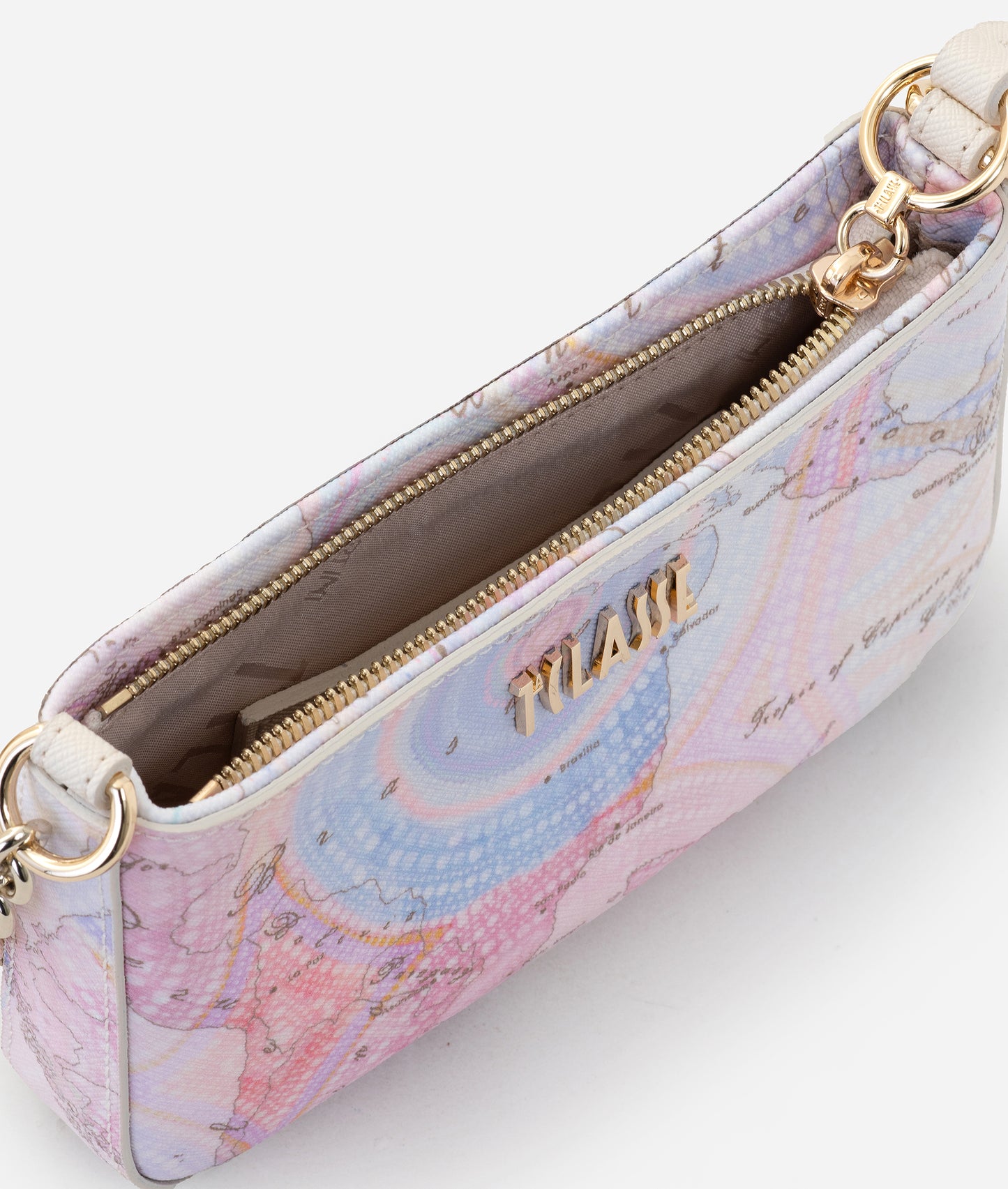 Pochette in tessuto goffrato Geo Dots Art - Alviero Martini Prima Classe