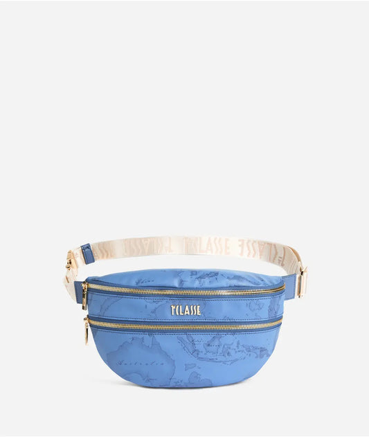 Marsupio in tessuto soft stampa Geo Color Jeans