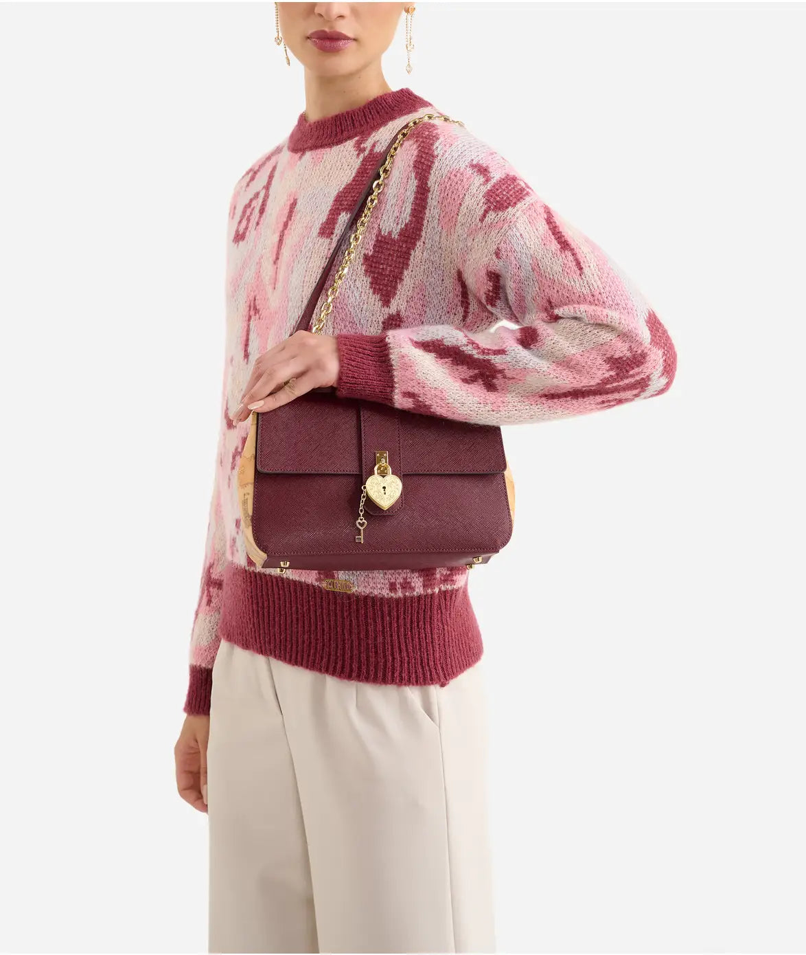 Borsa a Tracolla Western Love Bag  Bordò - Alviero Martini Prima Classe