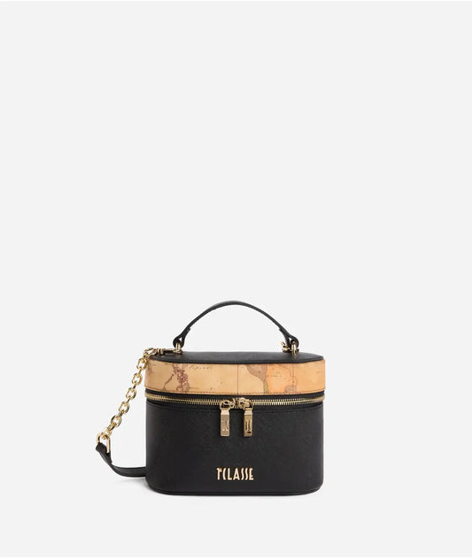 Borsa a tracolla Treasure Bag tracollina vanity Nero- Alviero Martini Prima Classe