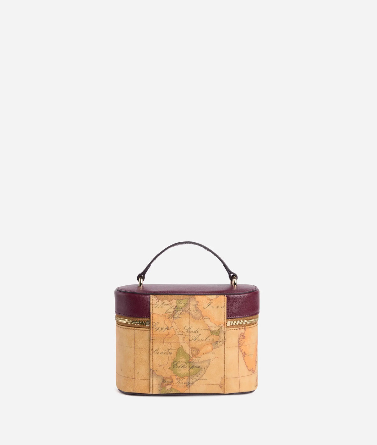 Borsa a tracolla Treasure Bag tracollina vanity Geo Classic e Burgundy - Alviero Martini Prima Classe