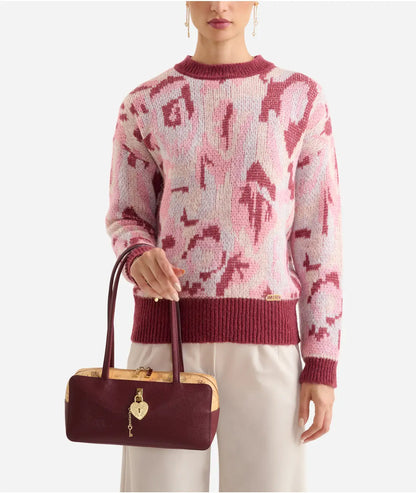 Borsa sottospalla Love Charm Bag Bordò - Alviero Martini Prima Classe
