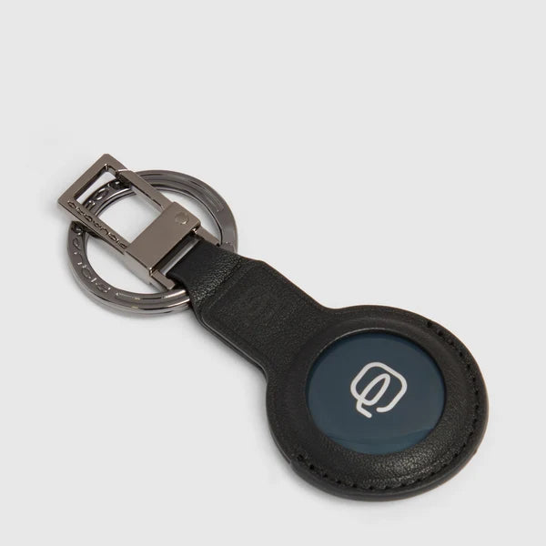 Portachiavi in pelle con CONNEQU 4.0- Black Square- PIquadro