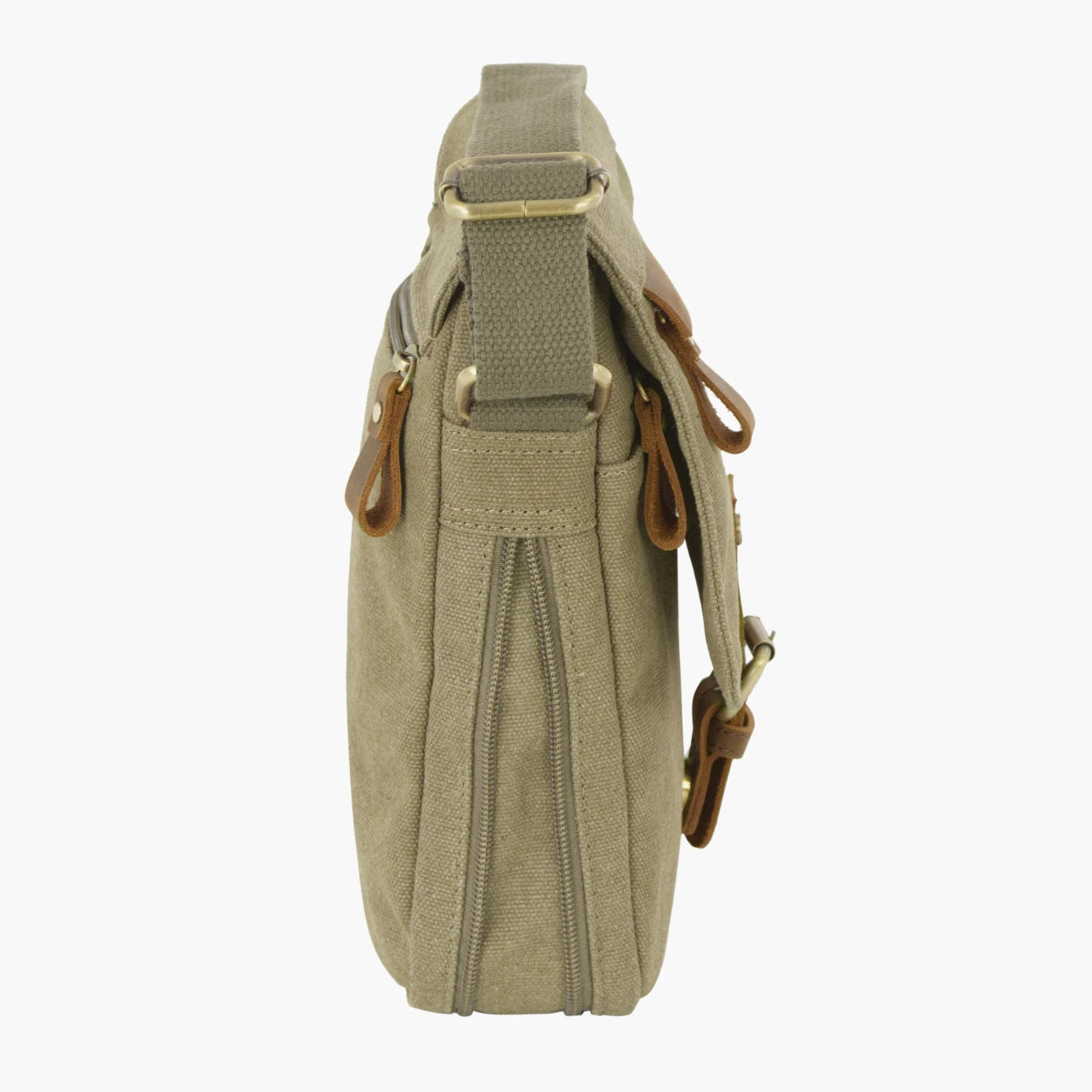 Borsa a tracolla uomo in tessuto compatta linea Canvas Aeronautica Militare