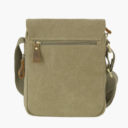 Borsa a tracolla uomo in tessuto compatta linea Canvas Aeronautica Militare