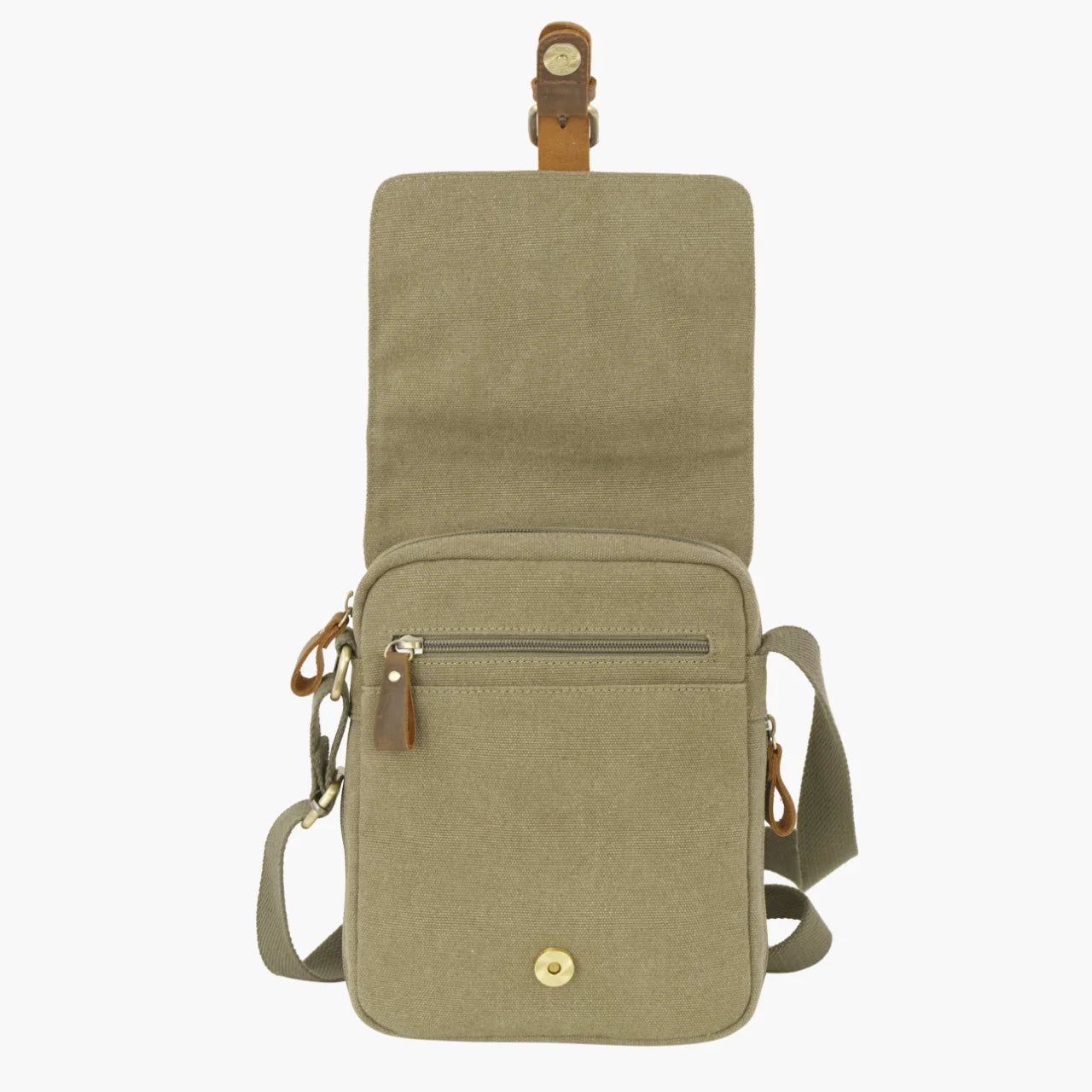 Borsa a tracolla uomo in tessuto compatta linea Canvas Aeronautica Militare