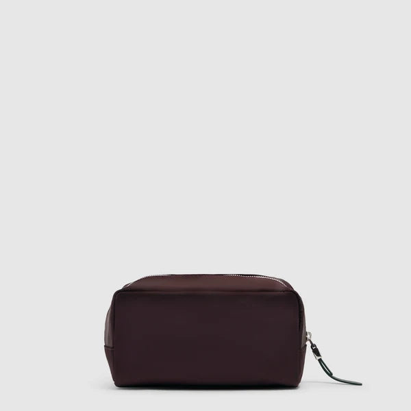 Beauty case piccolo in tessuto riciclato e pelle - Piquadro