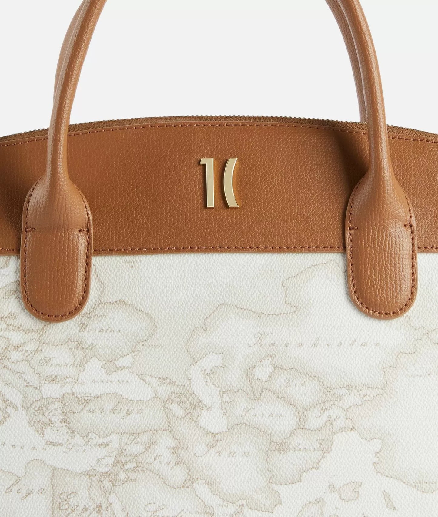 Borsa a mano con tracolla Geo White - Heritage Geo - Alviero Martini Prima Classe