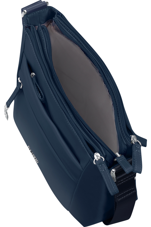 Borsa a tracolla 3 cerniere in tessuto Dark Blue - Move 5.0 - Samsonite