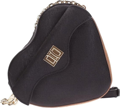 Borsa a tracolla Cuore in  saffiano - Lovely Bag - nero - Alviero Martini Prima Classe