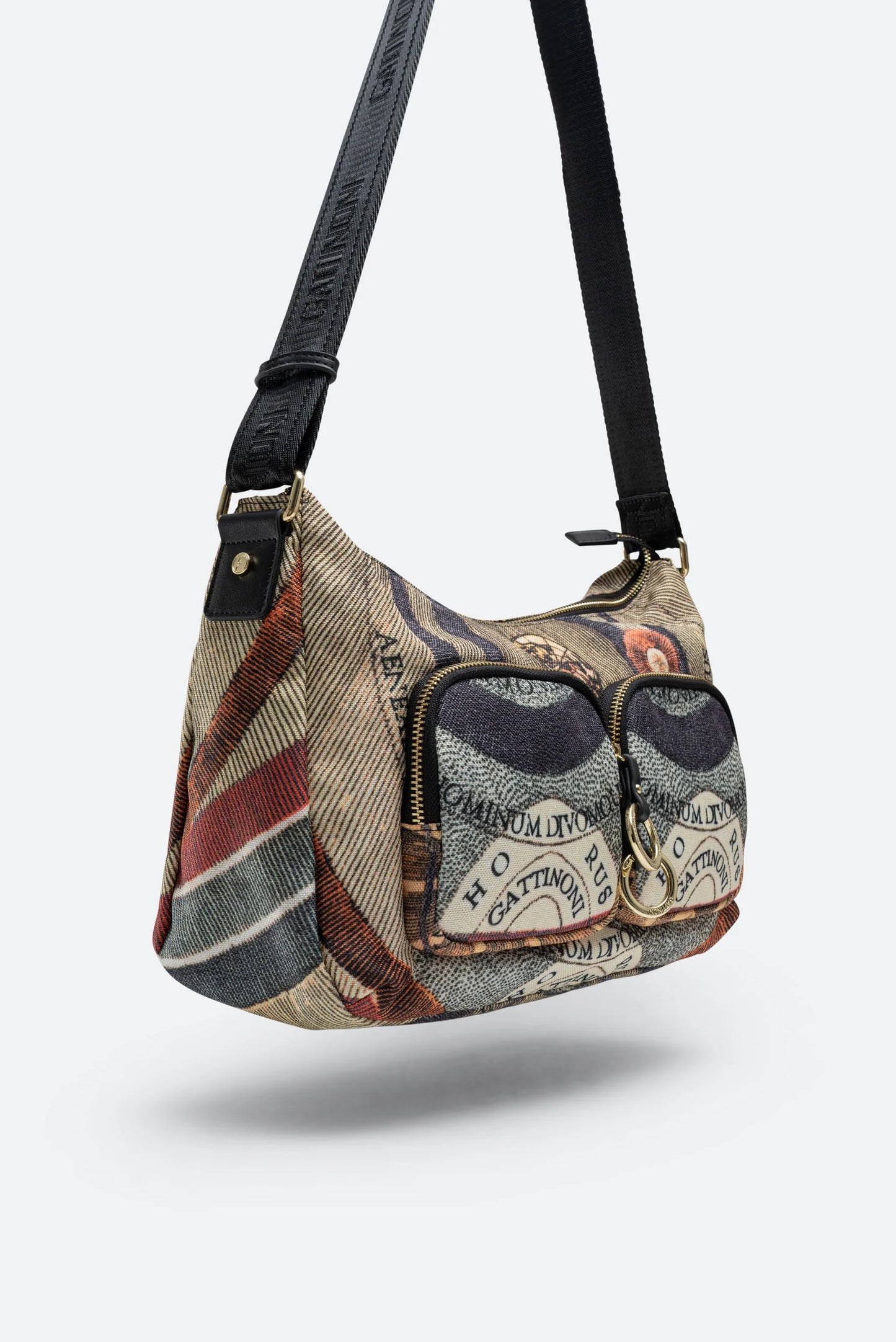 Borsa a tracolla in canvas - Maya Classic Planetarium- Gattinoni