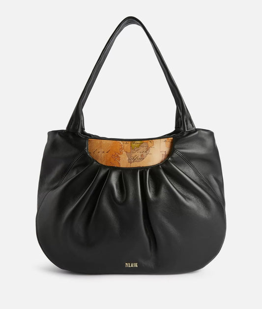 Borsa shopping in pelle nappata morbida - Immersive Leather - Alviero Martini Prima Classe