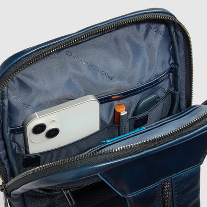 Monospalla uomo per iPad® portabile a zaino con protezione anti frode RFID -Blue Square - Piquadro