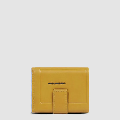 Portafogli uomo compatto in pelle con porta monete posteriore - Atlas - Piquadro