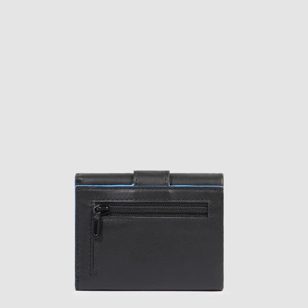 Portafogli uomo compatto in pelle con porta monete posteriore - Atlas - Piquadro