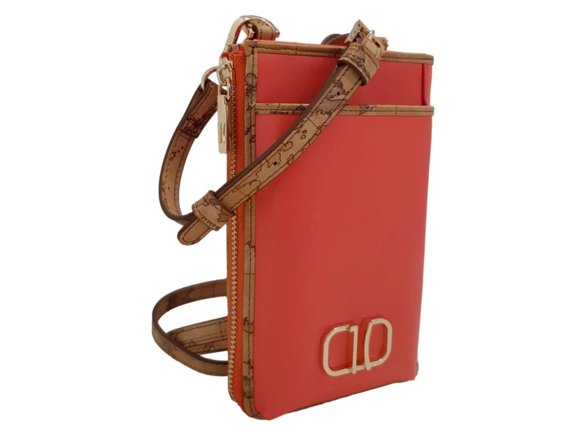 Pochette portacellulare con tracolla  in pelle Geo Summer Feeling - Alviero Martini Prima Classe