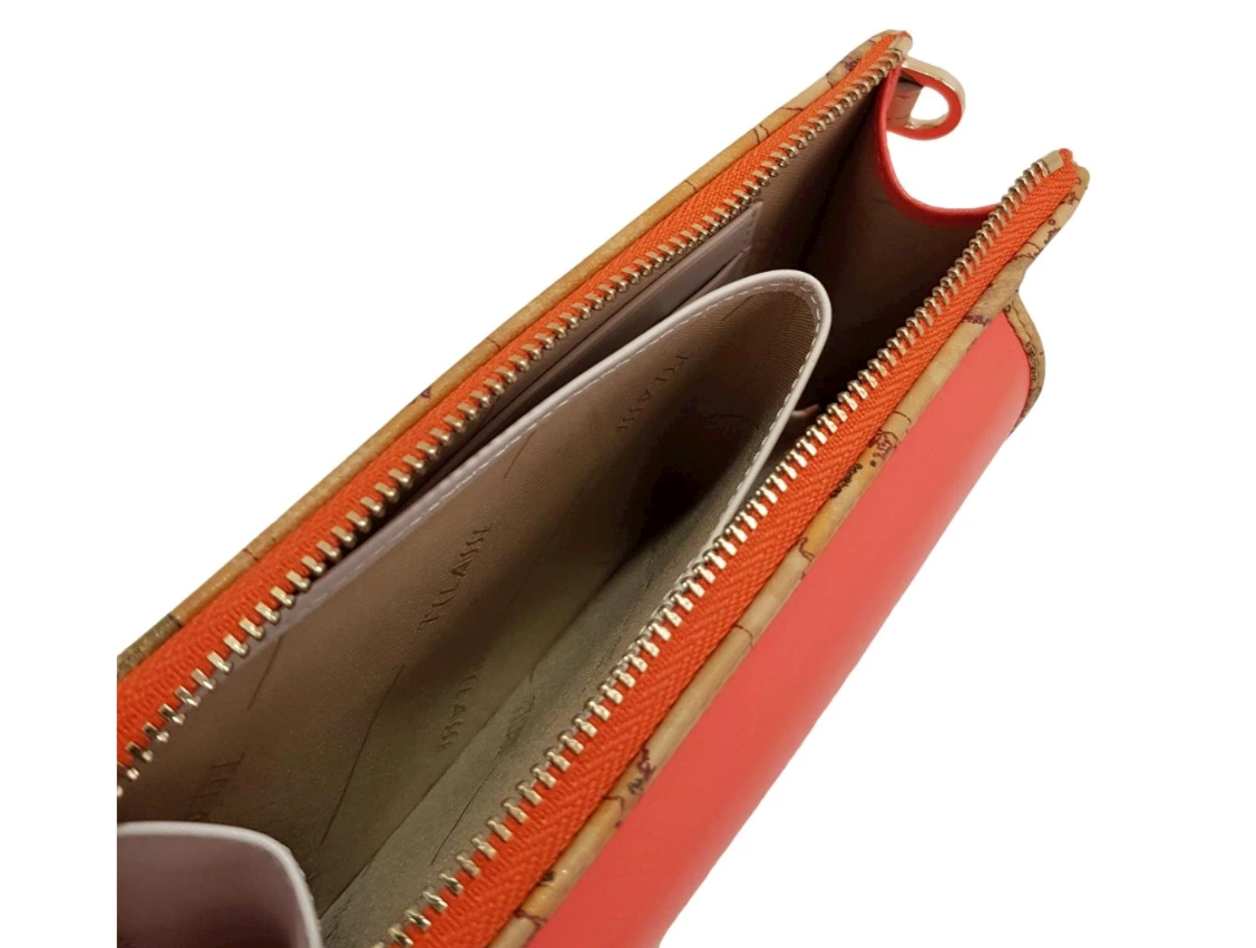 Pochette portacellulare con tracolla  in pelle Geo Summer Feeling - Alviero Martini Prima Classe