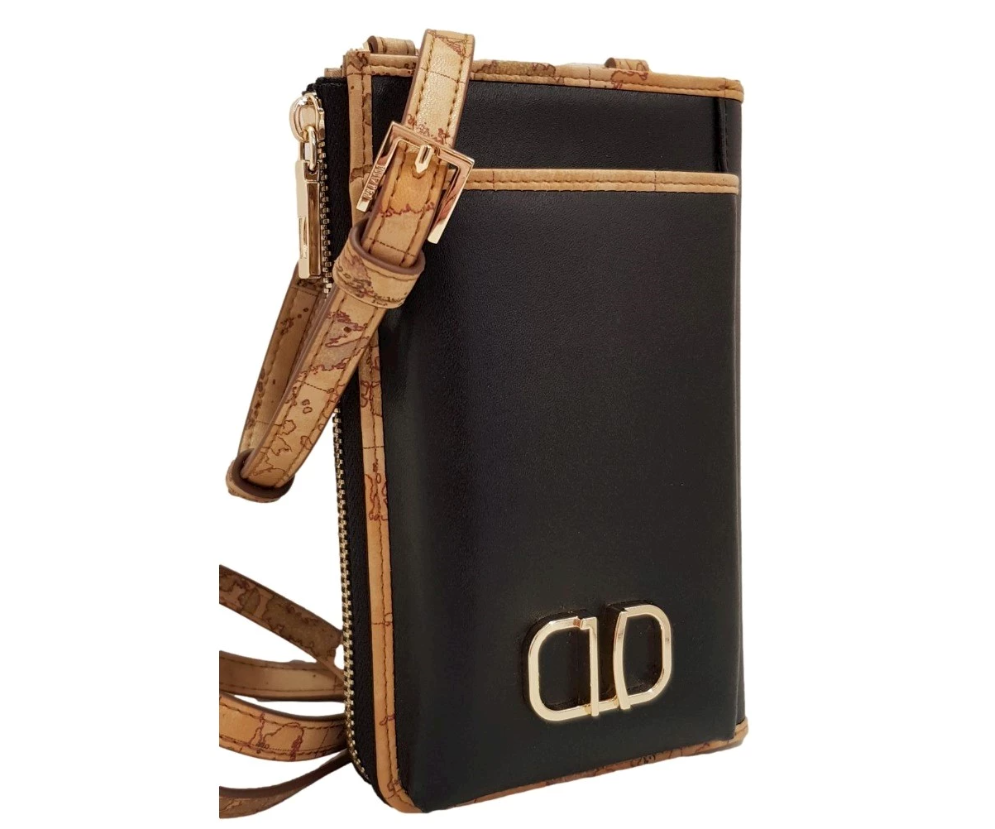 Pochette portacellulare con tracolla  in pelle Geo Summer Feeling - Alviero Martini Prima Classe