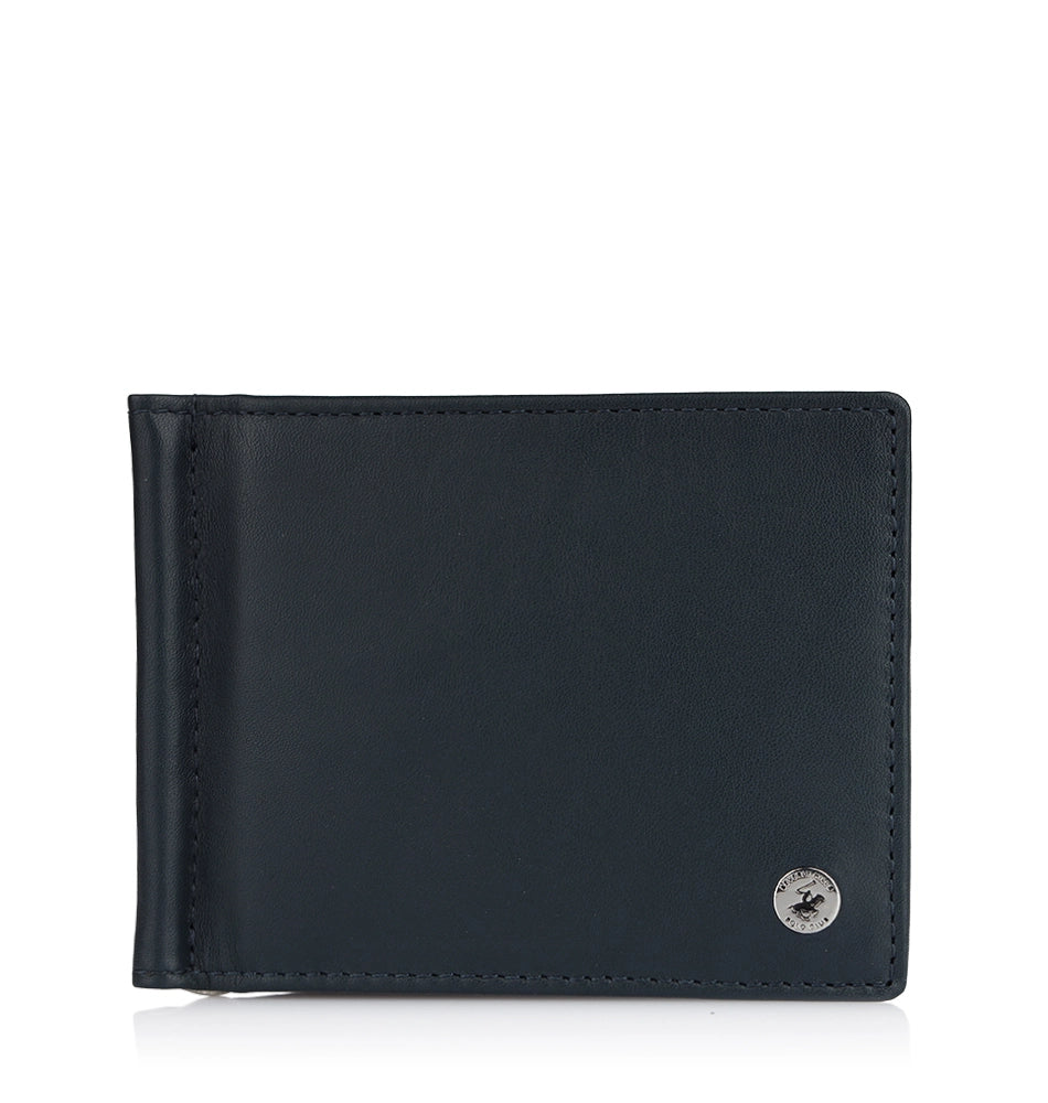 Portafoglio ferma banconote con ribaltina in pelle Classic