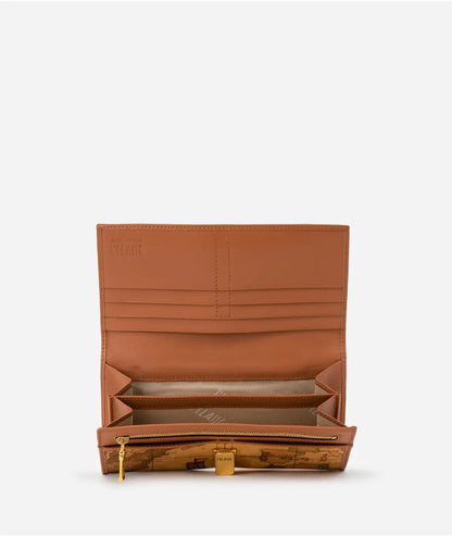 Portafoglio grande in pelle stampa Geo Classic CW003 - Alviero Martini Prima Classe